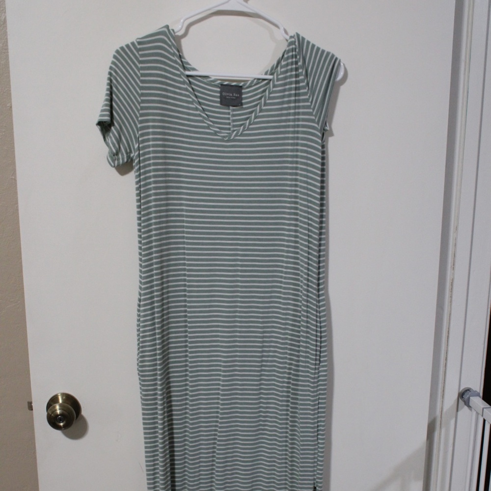 Striped Maxi Dress